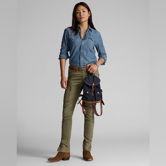 NWT RRL Ralph Lauren Double RRL Mini Denim Indigo Rucksack - Picture 6 of 7